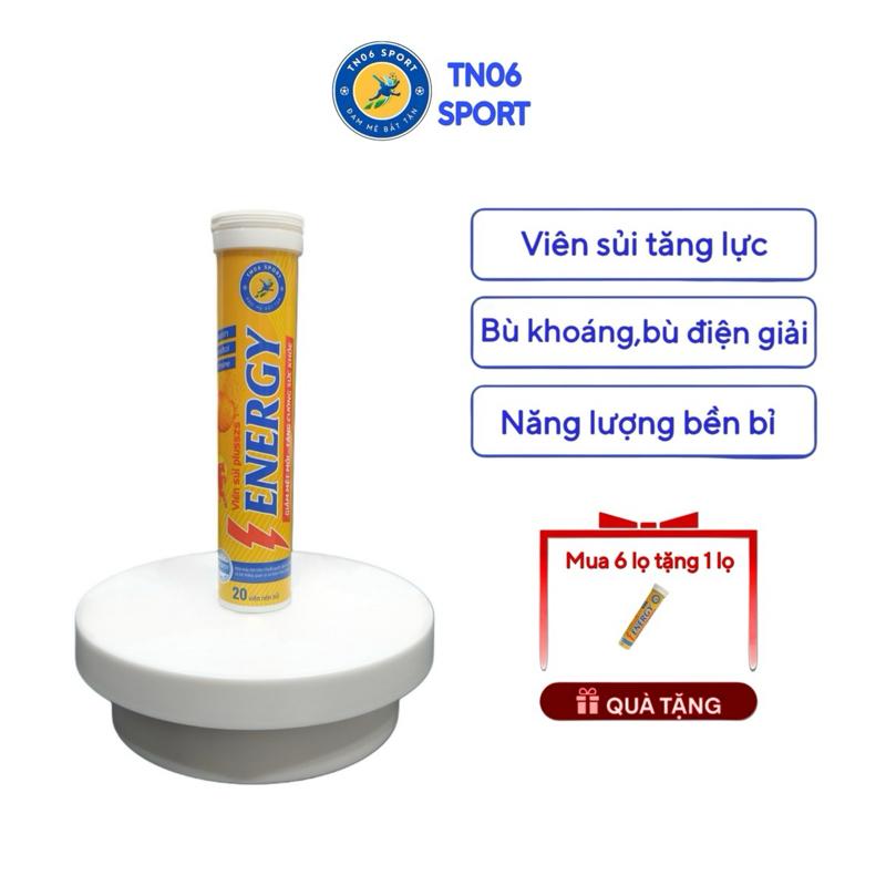 (Combo 6 lọ tặng thêm 1) Viên sủi thể thao Plusszs Energy