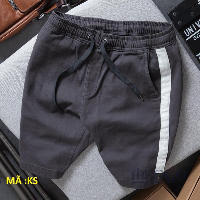 Quần short nam, quần ngắn nam kaki phối sọc, có túi. kiểu dáng trẻ trung 4 màu cực đẹp . Menswear quần tây