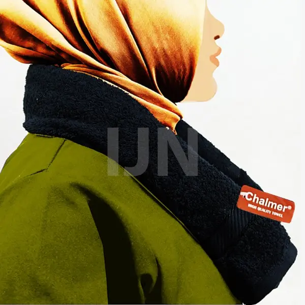 Chalmer Handuk Salon Hitam Black Tebal 35x80 Handuk Salon Lusinan Handuk Salon Murah - IJN PLAZA Towel 3