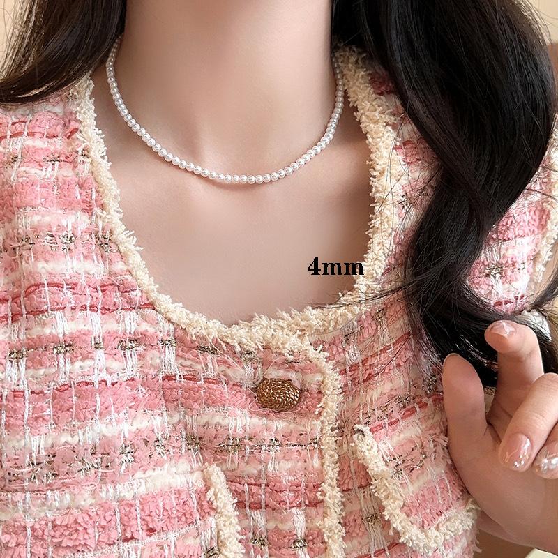 Product Introduction of Pearl Necklace for Women, Niche Light Luxury Design, High-end Fashionable Temperament, Clavicle Chain, Choker, Sweater Chain, Bead Chain 28