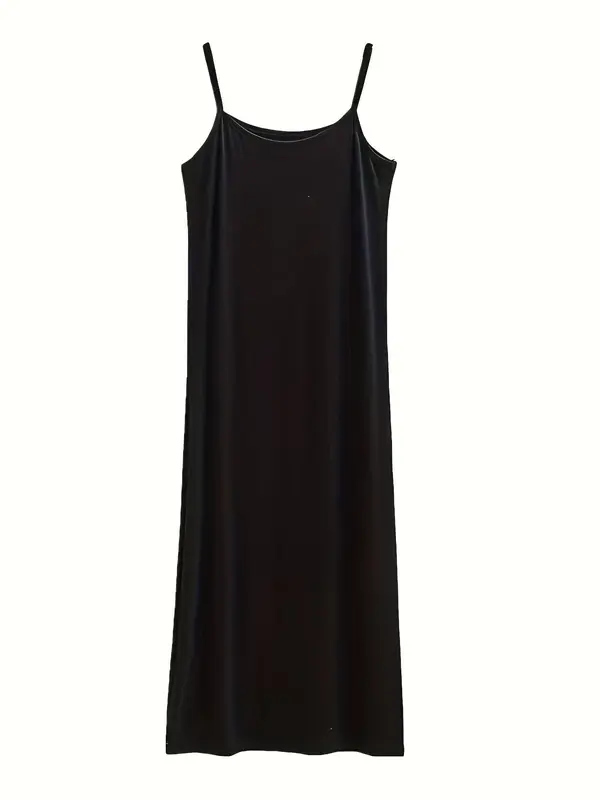 Women's Solid Color Nightdress, Casual Soft Comfortable Nightgown for Daily Wear, Ladies Sleepwear for Summer 4