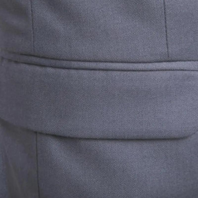 Product Introduction of Benferry 2 pcs/set plus size men solid color long sleeve lapel slim button business suit Menswear Overalls Pants Smooth Straight Stylish 25