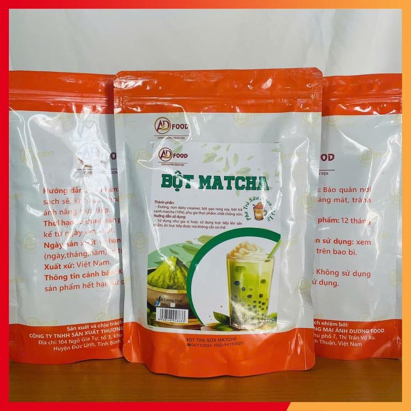 500g Bột trà sữa Matcha ADFOOD - nguyên liệu pha trà sữa tại nhà, hương vị đậm đà, tiện dụng, dễ pha chế và kết hợp với kem cheese, topping 2