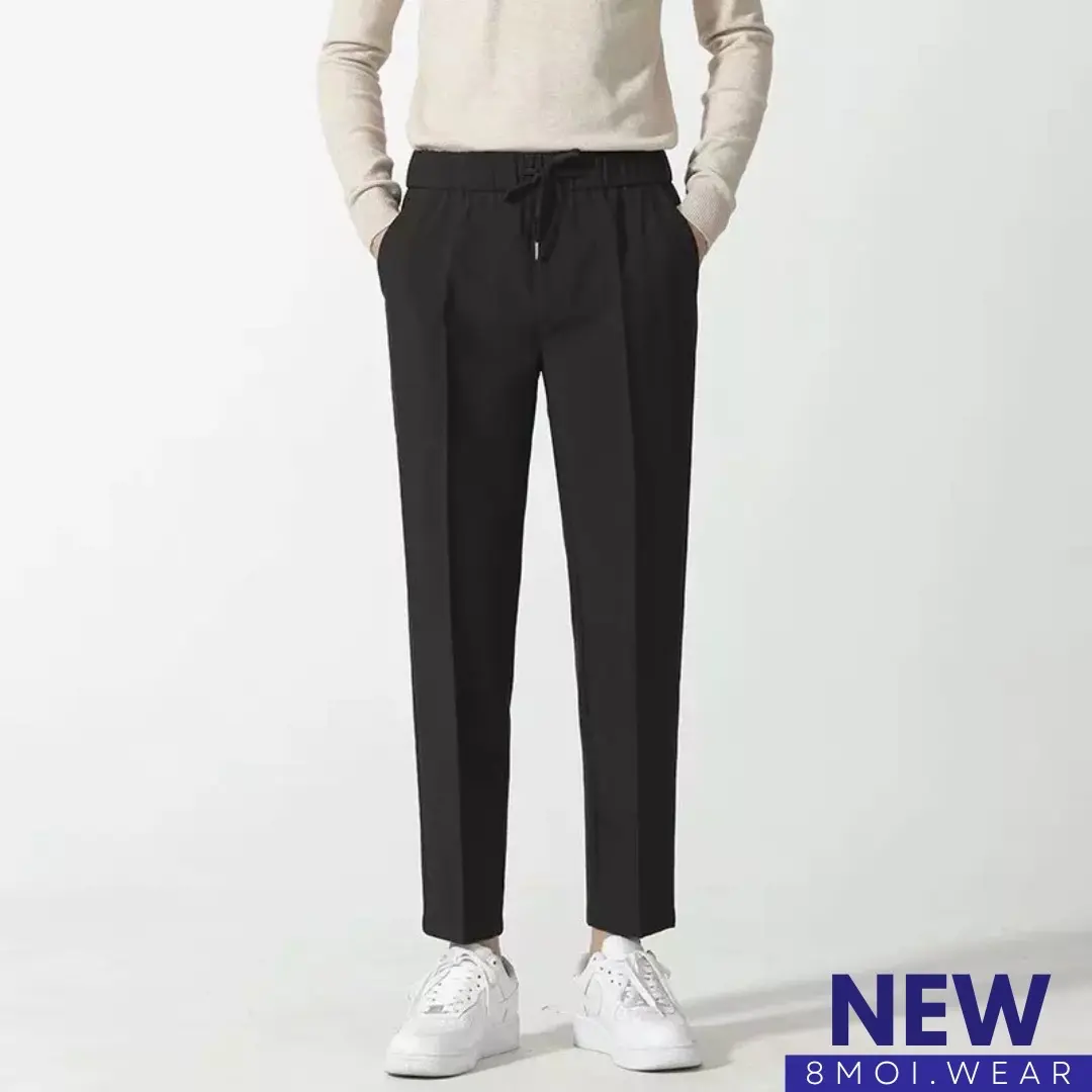 Ankle Pants Pria Drawstring