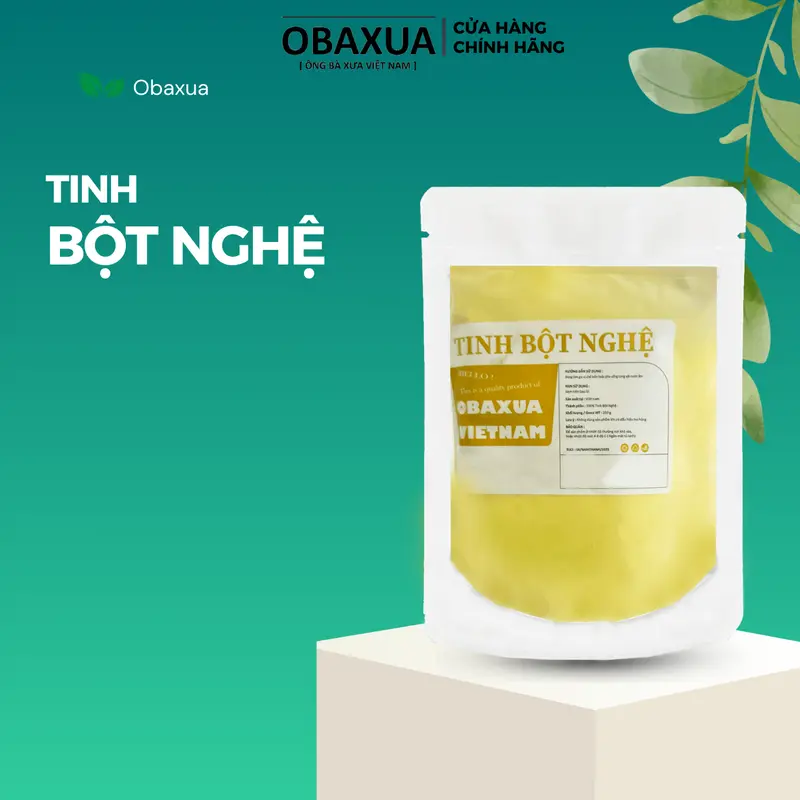 Tinh Bột Nghệ Obaxua 75gr, 250gr, 500gr mặt nạ dưỡng da 0