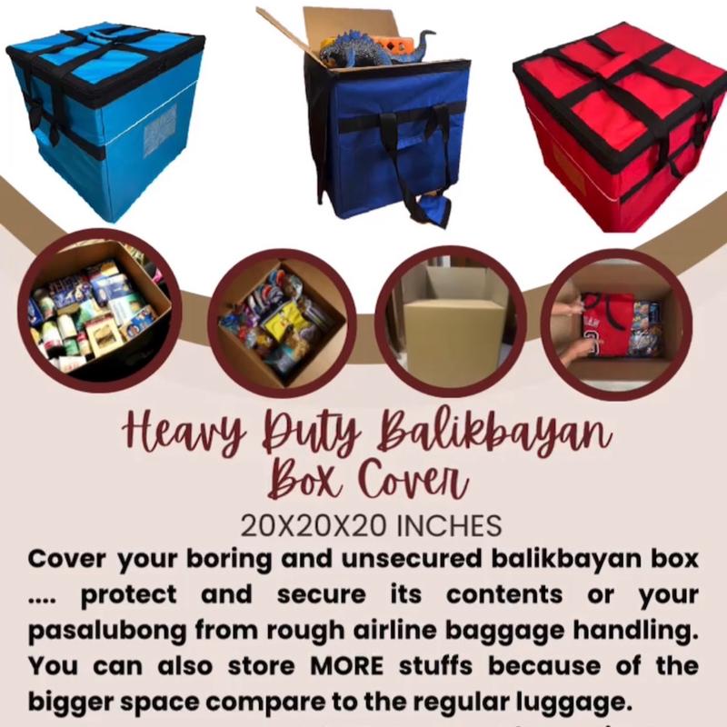 Heavy Duty Balikbayan Box Cover Red (20x20x20 inches) Bag only - TikTok