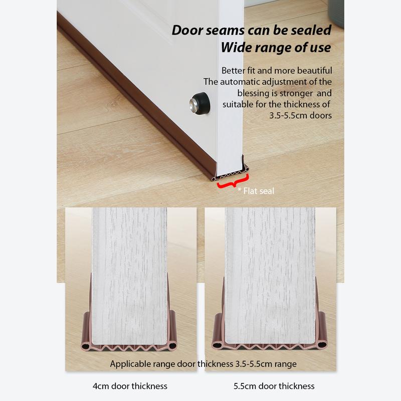 Product Introduction of 96cm Door Stopper Rubber Sound Proof PVC Door Sealing Strip Dustproof Windproof Reduce Noise Cover Door Bottom Seal Strip 23