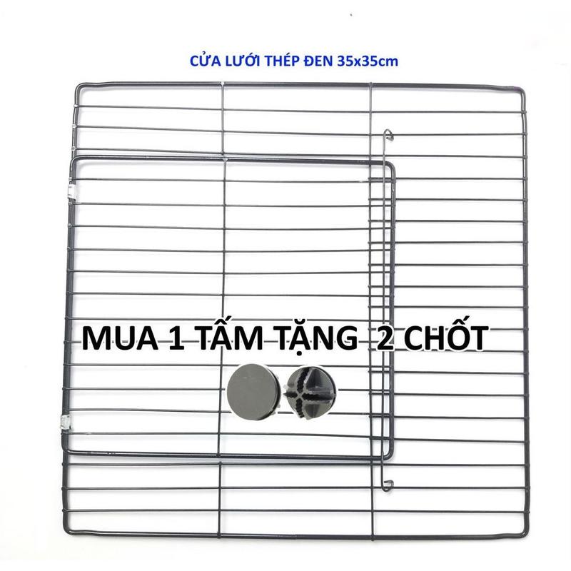 Cửa Lưới Chuồng Quây Chó, Mèo, Chuột, Thỏ (Bán Theo Tấm, Tặng 2 Chốt/Tấm) 1