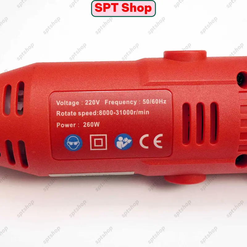 Máy Mài Chai Vali DH, Bộ máy khoan mài cắt mini đa năng, máy mài khuôn 260W 7