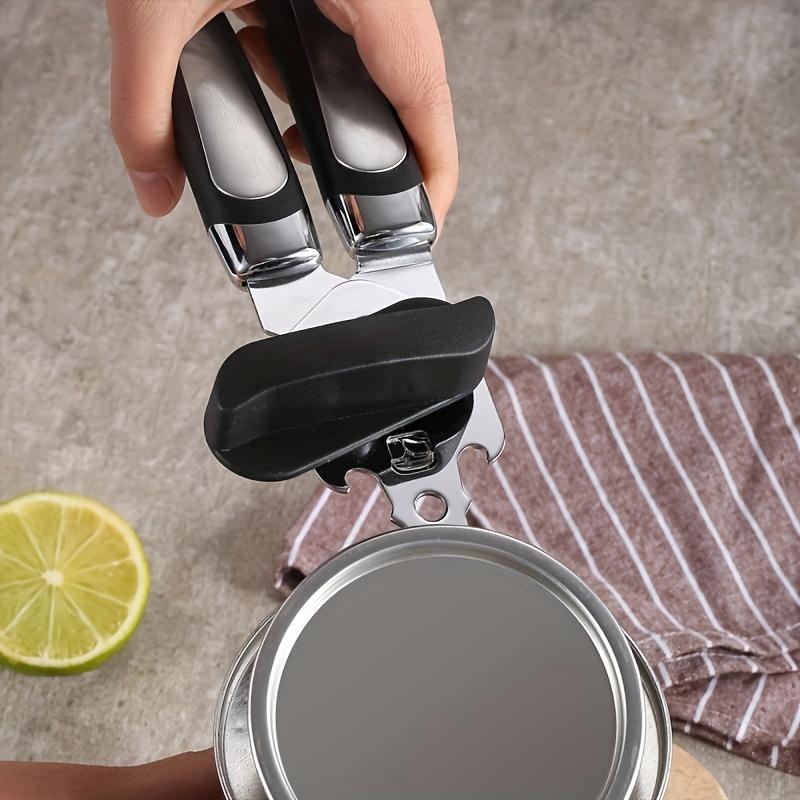 Product Introduction of 3-in-1 Stainless Steel Manual Can Opener - Strong, Multi-Function Jar & Bottle Opener for Kitchen and Dining 3