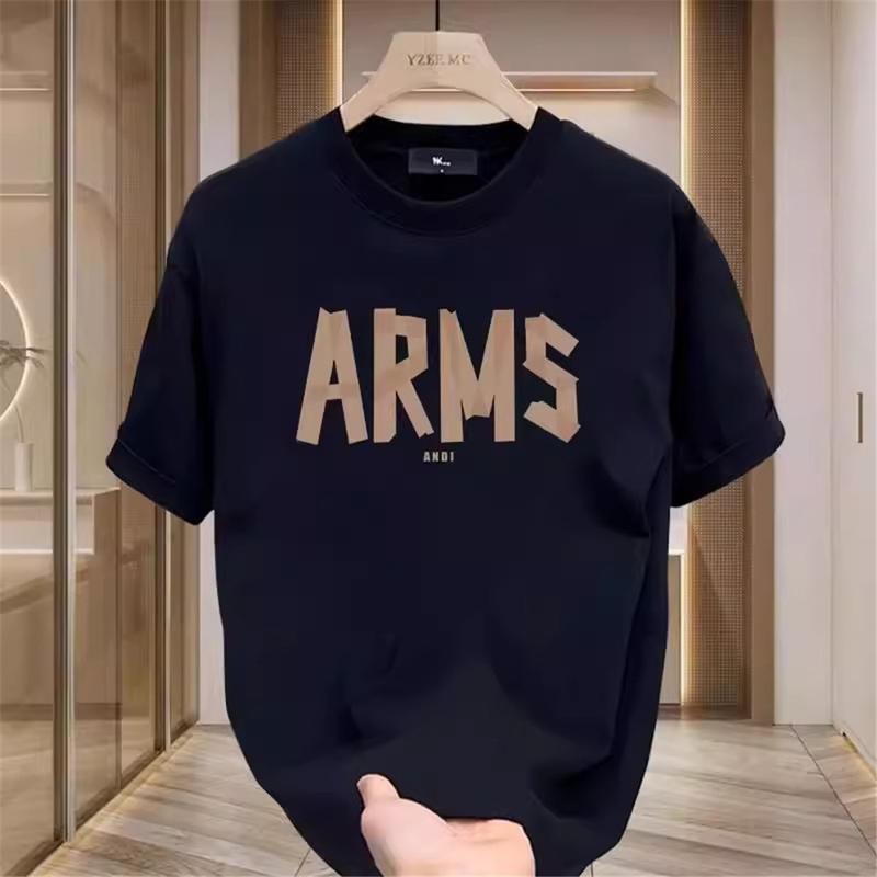 Áo Thun, Ngoại Cỡ 5XL, Dành Cho Nam Giới, Mặc Mùa Hè, Dáng Rộng Vừa Vặn, ngắn Tay Áo, Thời Trang, Phong Cách Thường Ngày In Hình, Tay Lửng Áo, Mềm Mại Và Thoải Mái, Áo Nam Áo Thun 5