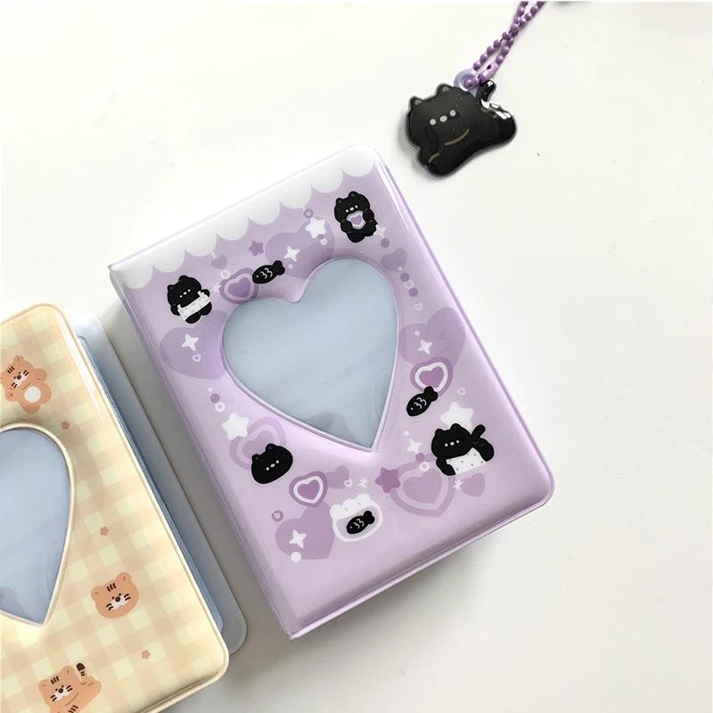 Product Introduction of Đóng Gáy Thẻ Kpop, 36 Thẻ, Sách Danh Thiếp, Giá Đỡ Ảnh Thẻ, Album Ảnh Gấu Dễ Thương, Hình Ảnh khoét Trái Tim 3 Inch, Hộp Đựng Ảnh 28