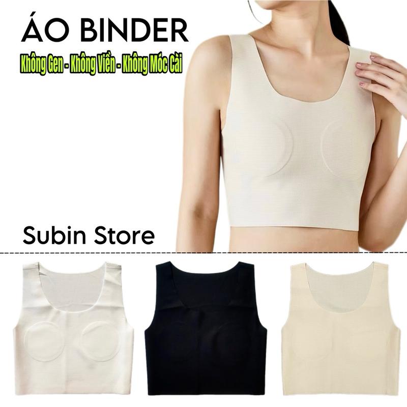 Áo Nịt Tomboy  Binder - Áo Lưới mềm Không Gen - Không Viền - Không Móc Cài hỗ trợ định hình vòng 1 cho Tomboy Top
