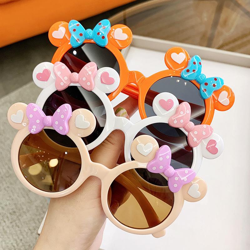 Kính Mắt Hoạ Tiết Nơ Cho Bé - Kính Thời Trang Cho Bé Chống Tia UV 1