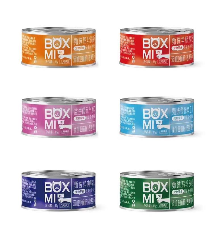 Combo 12 lon pate mèo BOX MI cao cấp 85g pate cat 0