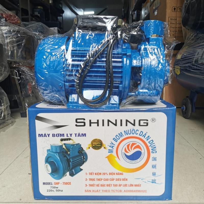  Máy Bơm Nước Ly Tâm Cá Sấu SHINING 750W 1HP Hàng Dây Đồng 