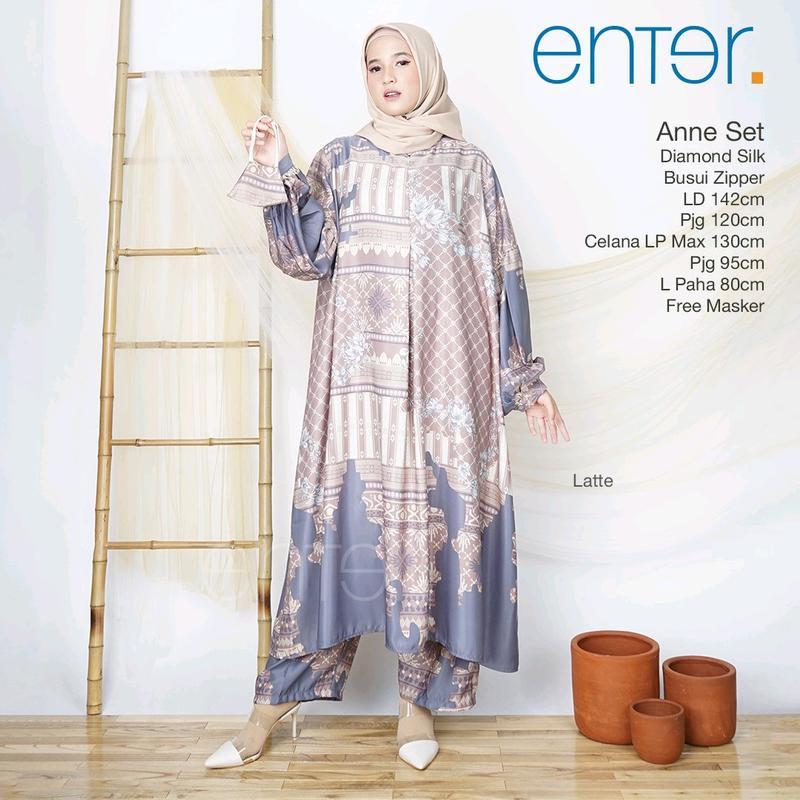 anne set setelan wanita maxmara jumbo ORI enter 1