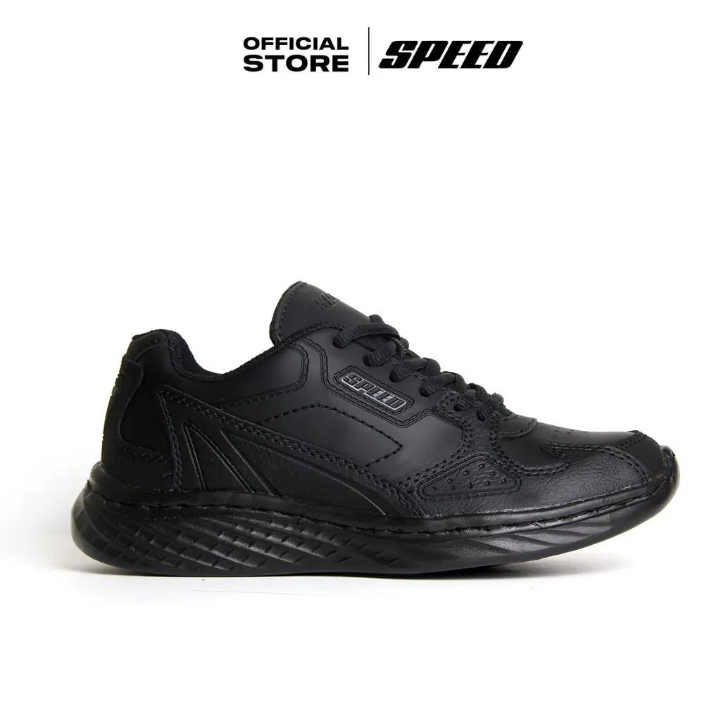 Speed - Sepatu Sneakers GOODTIME series (2) - Sneakers pria wanita 36-40 Casual Kerja Shoes Hitam