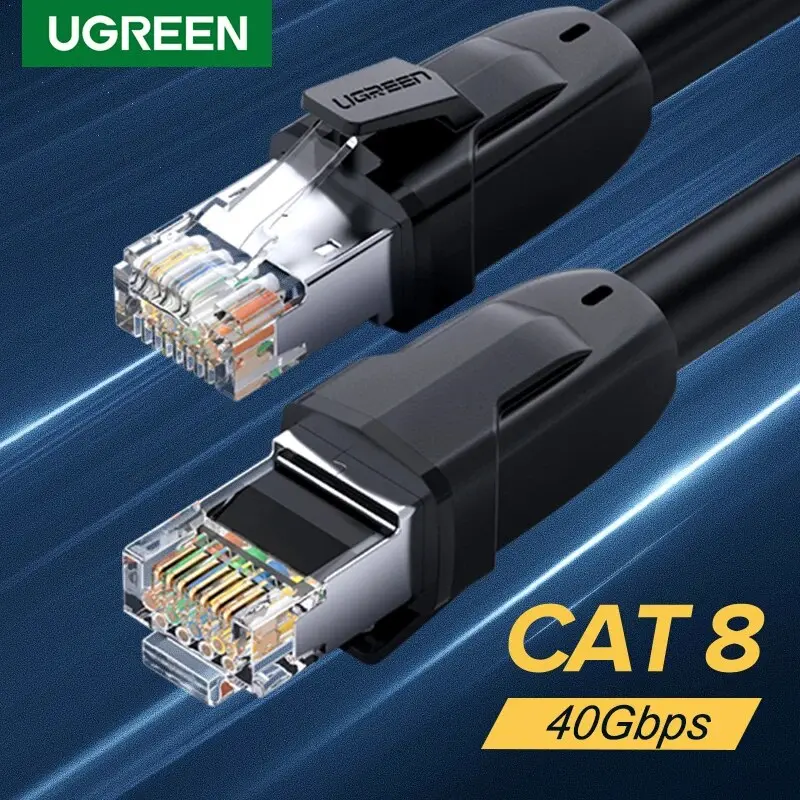 Cáp mạng RJ45 CAT8 Ugreen NW121 (S/FTP/40Gbps 4000MHz) 1
