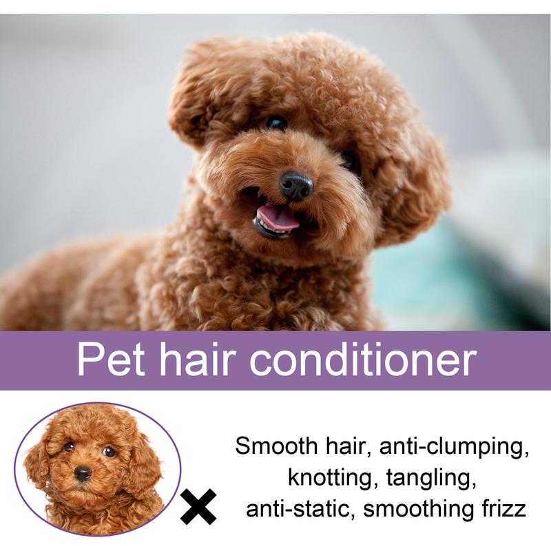 [Ready Stock & Cod] Yegbong Pet Conditioner Pet Hair Cleaning Care Fluffy Soft Non-Knotted Pet Hair Care Cream 2