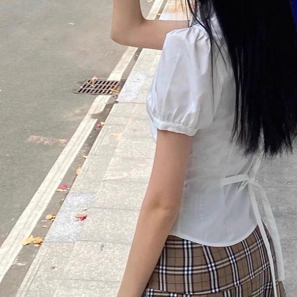 Product Introduction of Women's Short White Shirt Puff Sleeve Tie Waist Top Fashion Blouse 23