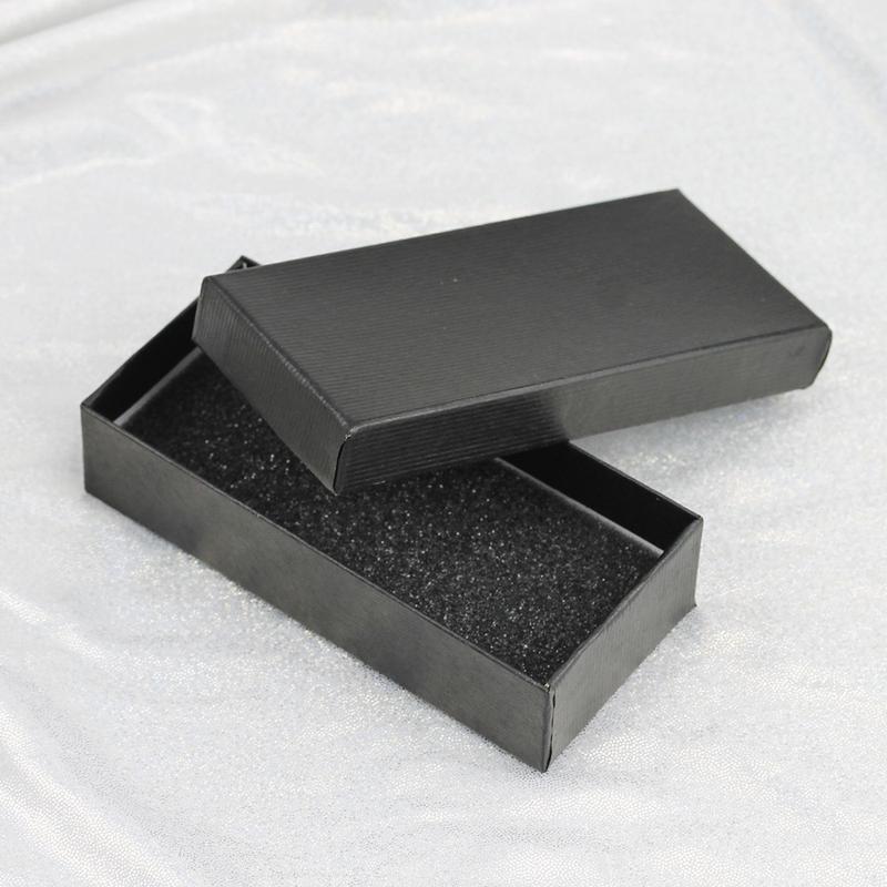 Hộp đồng Đồng Hồ hình chữ nhật, giá rẻ, hộp quà tặng, bán buôn, lót bọt biển, hộp đóng gói các tông sọc 0
