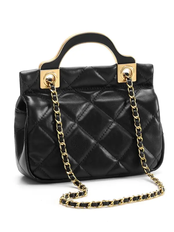 Women's Fashionable Plain Color  Quilted  Handbag, Casual Versatile Shoulder Bag for Daily Used, Trendy All-match Commuter Bag, Girl Fashionable Bag 7