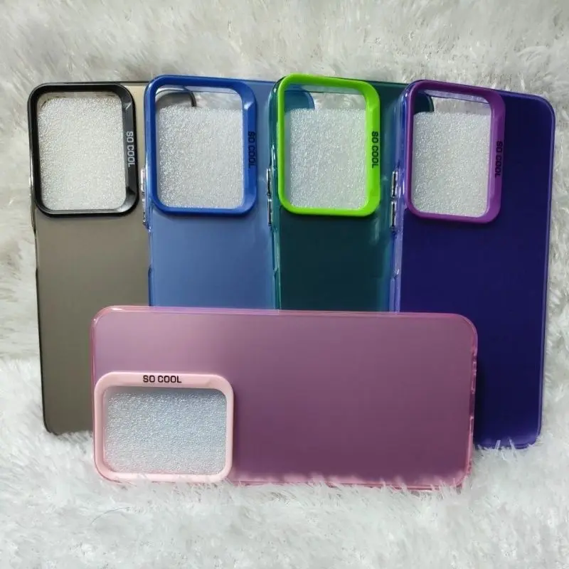 Softcase Casing VI Y17S Case Hybrib IMD Matte Plate Hologram Bahan Bagus Tahan lama Hardcase