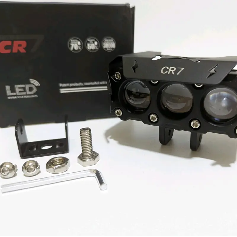 LAMPU TEMBAK CSP LASERGUN 2 WARNA PUTIH KUNING 60WATT + KIPAS PENDINGIN Lampu Sorot Car Kabel 8