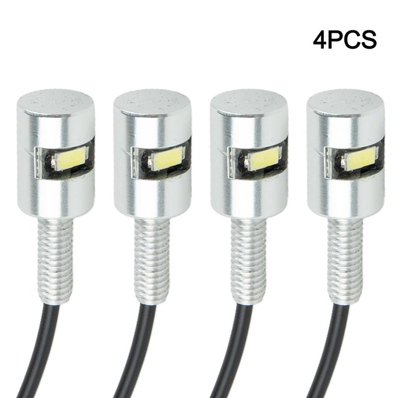 Product Introduction of Plate Bolt Light Led License Car Accessories Aluminum Super Bright White 0.24W 17x12x12mm Car DC12V Long Lasting 0