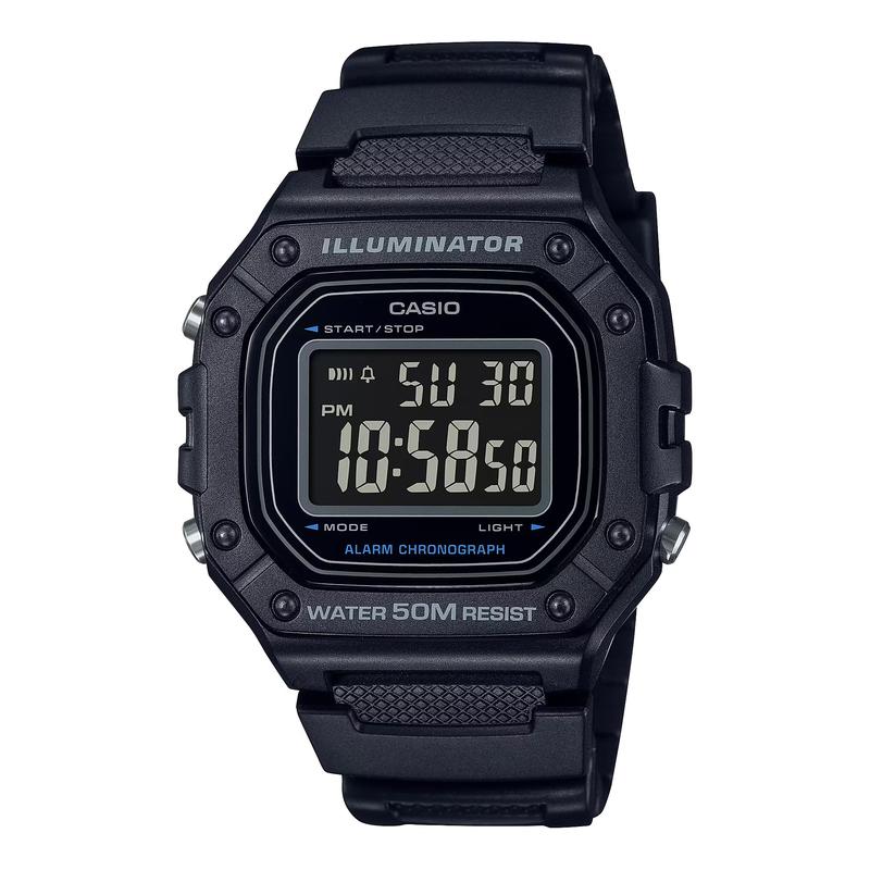 Đồng Hồ Nam Dây Nhựa CASIO W-218H-1BVDF Pin 7 Năm | W-218H-1B 0