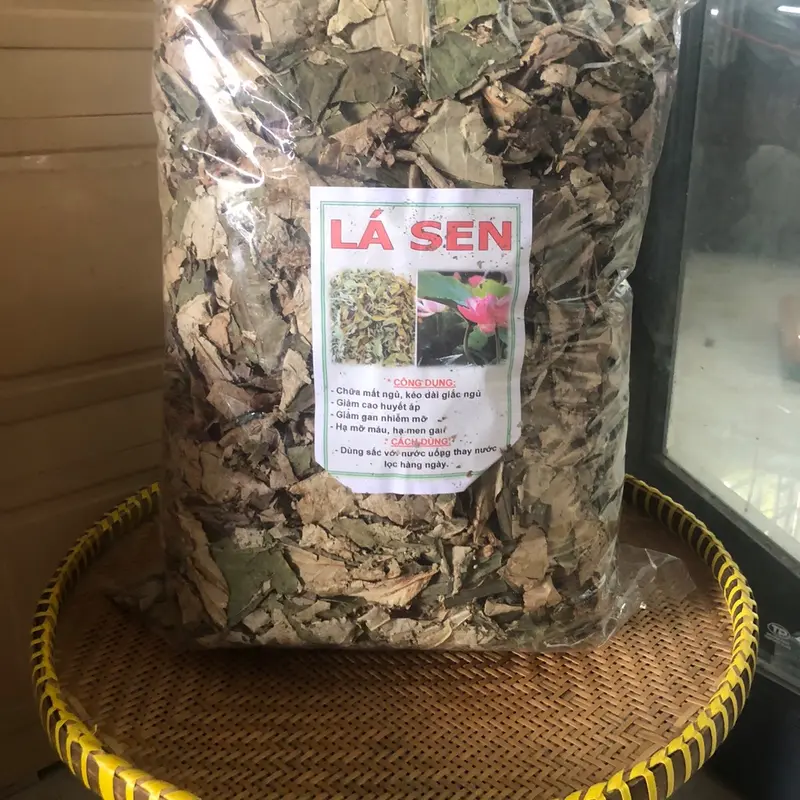 Lá Sen Phơi Khô ( Túi 1 Kí) Hàng xanh sạch đẹp 3