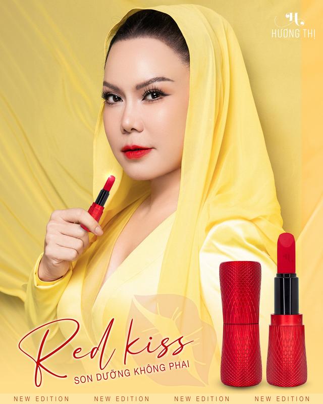 RED KISS - Son Dưỡng Môi Không Phai Hương Thị Phiên Bản Mới, Mỹ Phẩm Trang Điểm Son Môi Cosmetic Nữ Women