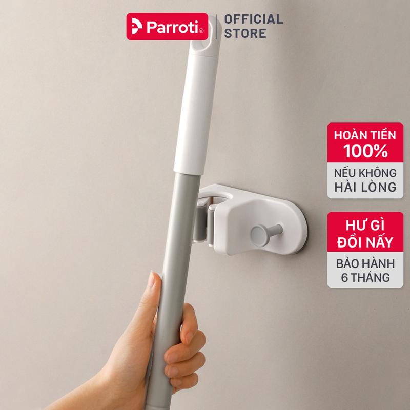 Móc Treo Cây Lau Nhà, Cây Chà Sàn, Cây Gạt Nước, Móc Treo Vật Dụng Phòng Tắm, Toilet Parroti Hanger - HG01