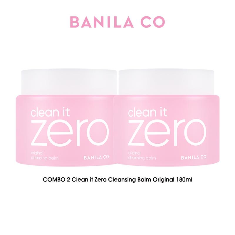 [180ml renewal] Combo 2 Sáp Tẩy Trang Banila Co Clean It Zero Cleansing Balm O​r​i​g​i​n​a​l 180ml - Dành Cho Mọi Loại Da 1