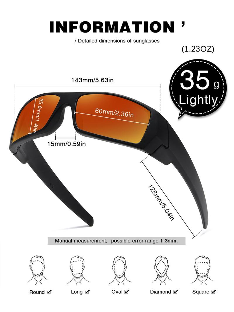Product Introduction of 1 Pair Uv Protection Polarized Cycling Sunglasses, Wear Resistant Bike Sunglasses for Men, Women, Mountain Bicycle Riding Sports Sunglasses 11