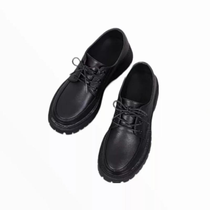 Sepatu Sekolah Remaja / Dewasa '' FMS '' Sepatu Loafers Docmart Premium Glosy Dof BTS 3