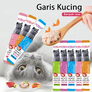 snack hewan peliharaan cat strip 16g/strip kuing kecil dan kucing besar snack pengemukan kucing pelengkapa hewan peliharaan