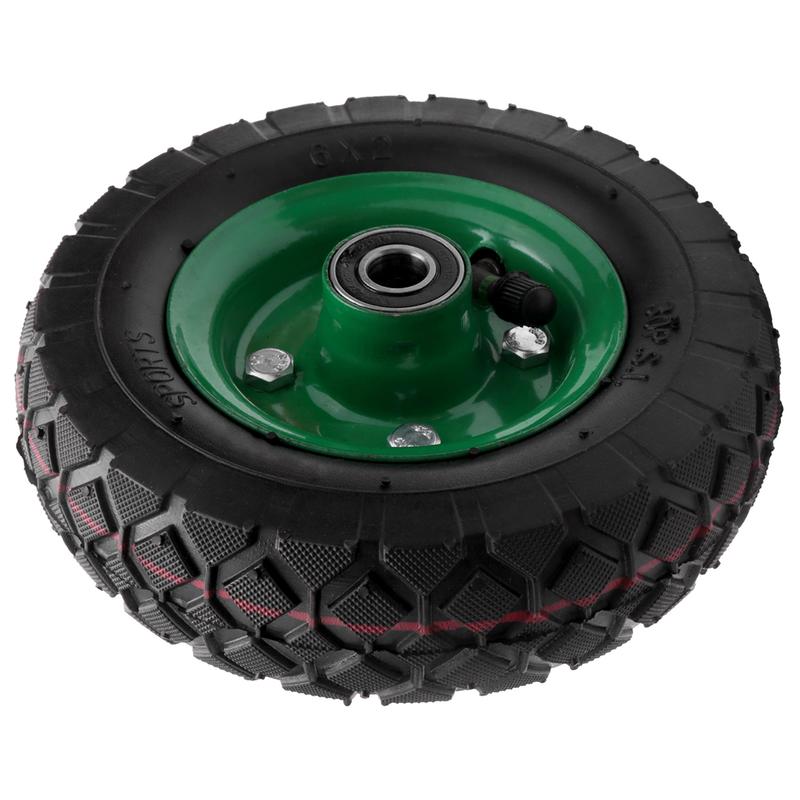 Vận chuyển nước ngoài,Lốp Bơm Hơi Chống Mài Mòn, Bánh Xe 6 Inch, 150Mm, Xe Đẩy Cấp Công Nghiệp, Bánh Xe Đẩy, 250Kg, 36psi 2