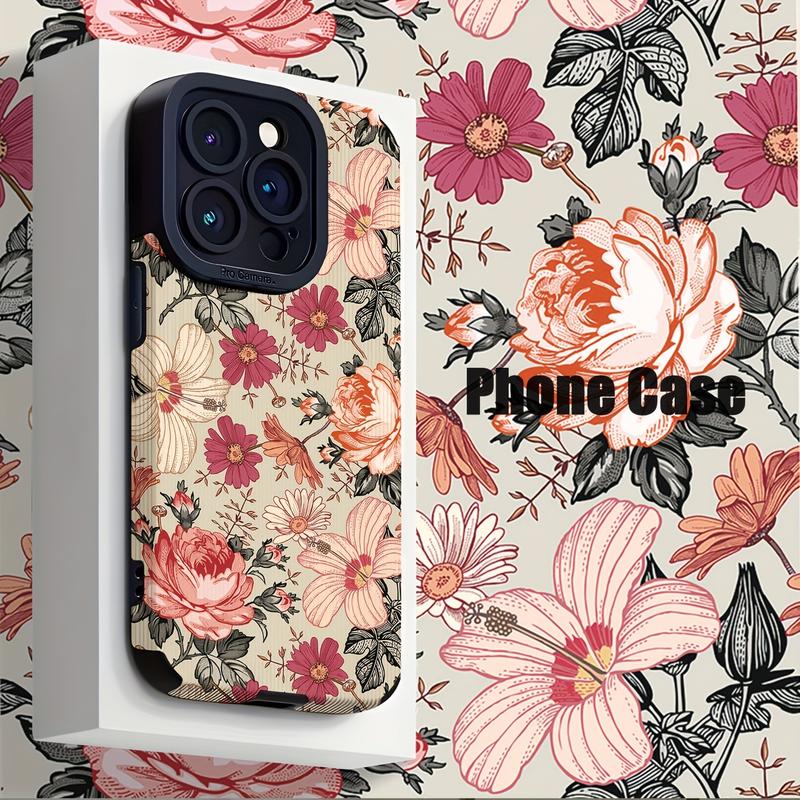 Product Introduction of New All Wrapped Creative Full Screen Flower Soft Phone Case for Iphone11 12 13 14 Pro Max 15pro 7 8 plus X 11pro 14pro 13pro XS Max 2022 Phone Case Anti-Fall Case16promax 16pro 16plus 16 0