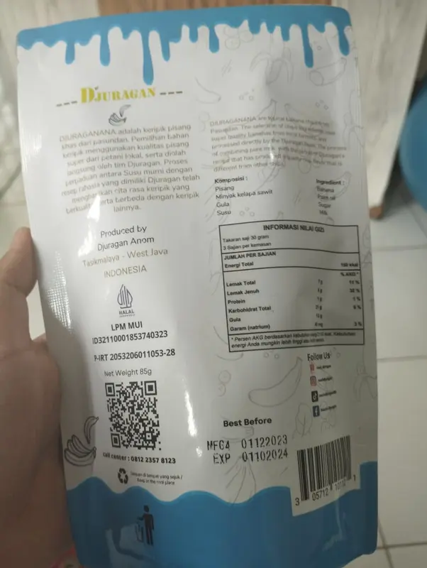 Djuraganana Keripik Pisang Coklat by minimoll.id 4