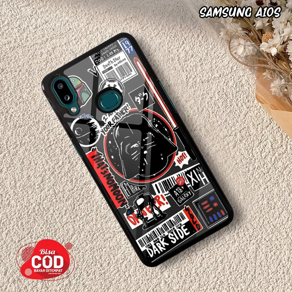 Case Kilau Glossy SAMS*NG A10S terbaru Fashion Casing STARWARS - Pelindung Hp Hardcase Softcase Temrurah bisa COD