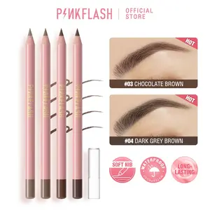Pinkflash Pensil Alis Anti Air Tahan Lama Eyebrow pencil Durable Soft Eyebrow Pencil #Ohmyemoji