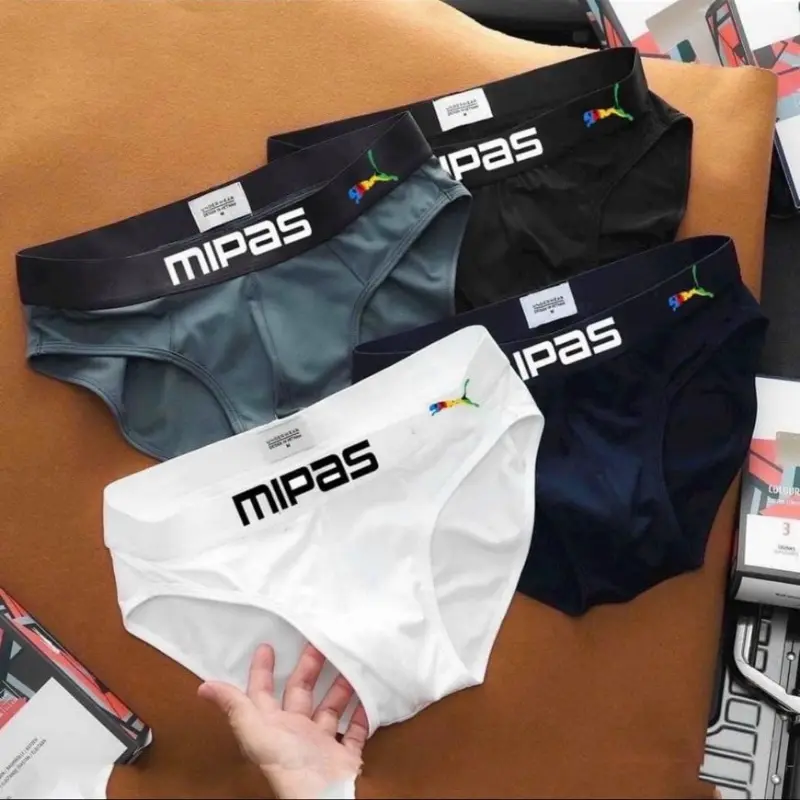 Quần Sip Nam tam giác Mipass sư tử Menswear, Quần Lót Nam cao cấp vải thun lạnh in họa tiết T14