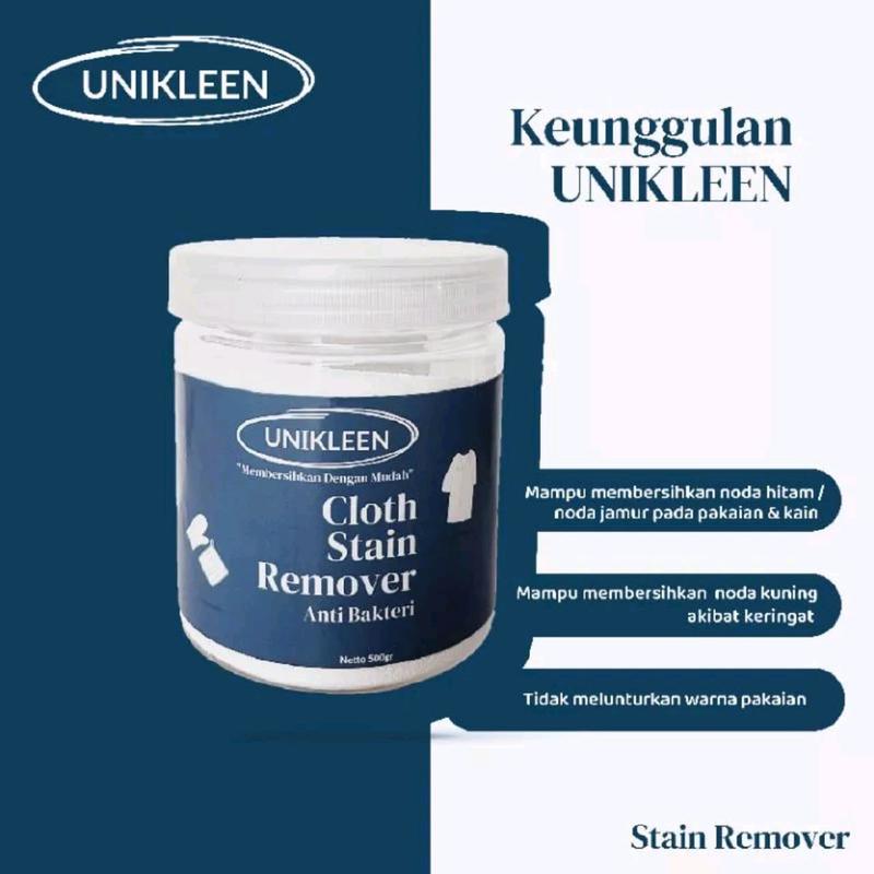 UNIKLEEN PEMBERSIH PAKAIAN/UNIKLEEN CLOTH STAIN REMOVER PENGHILANG NODA PADA PAKAIAN 500g 1