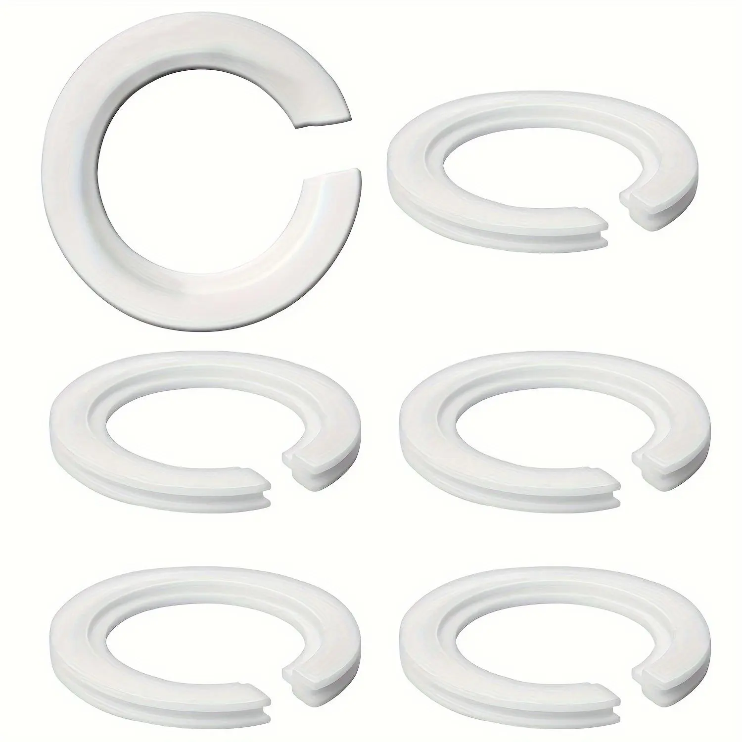 E27 to E14 Lamp Shade Adapter Ring, Screw Lamp Shade Reducer Washer, Lampshade Converter Ring, Plastic Light Shade Replacement Parts