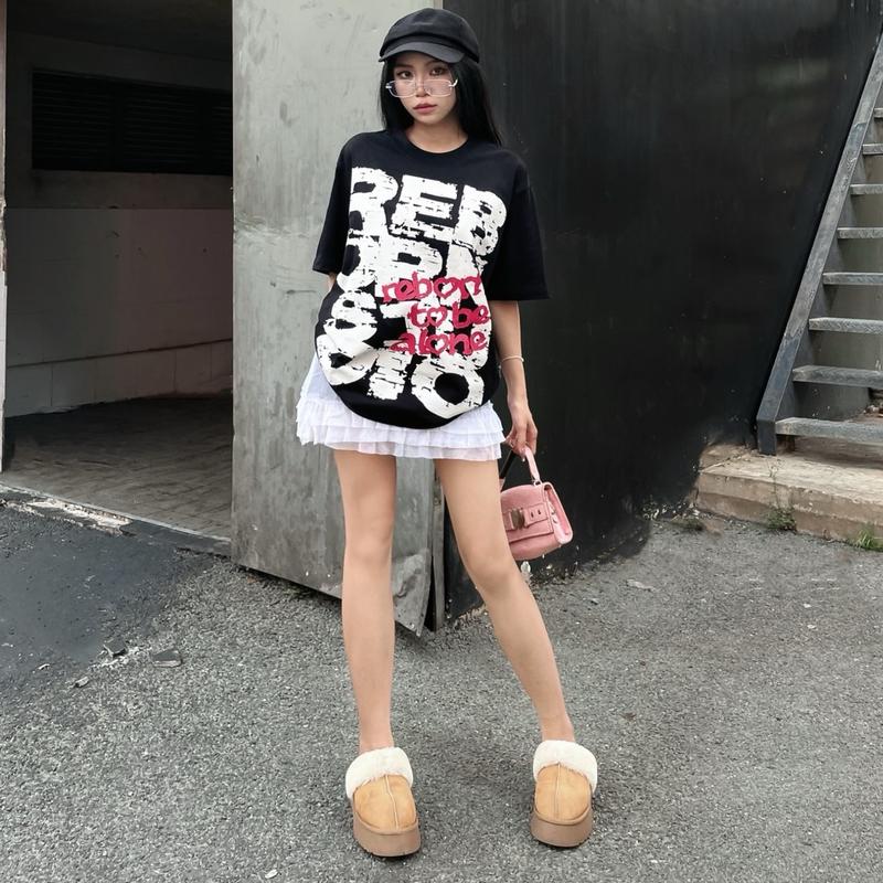 ÁO THUN REBORN STUDIO / REBORN TO BE ALONE  Cổ Tròn Top  Nam Menswear 8