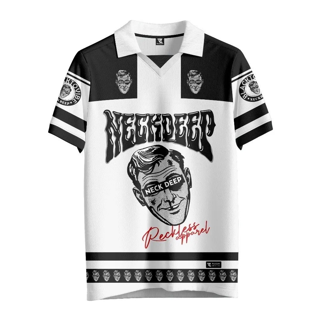 BAJU JERSY KEREN, Jersey NECKDEEP  Jersey Band Jersey RetroJersey Vintage Outfit Nongkrong best seller wkcompany