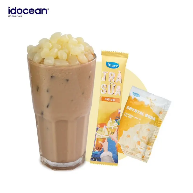 [Tặng 1 Quai Ly] Combo 2 Hộp Trà Sữa Trân Châu Lúave Vị Hong Kong Và Phô Mai – Chiết xuất từ lá trà tươi, đậm vị, thơm béo vị phô mai, ngon như tiệm 3