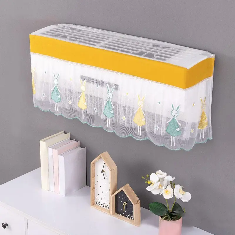 Bọc Chống Bụi Thêu Ren, Cho Các Đơn Vị Điều Hòa Không Khí, Bảo Vệ Và Trang Trí Nhà Cửa, Z9Z2 4